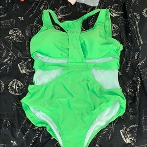 Lime Green Monokini